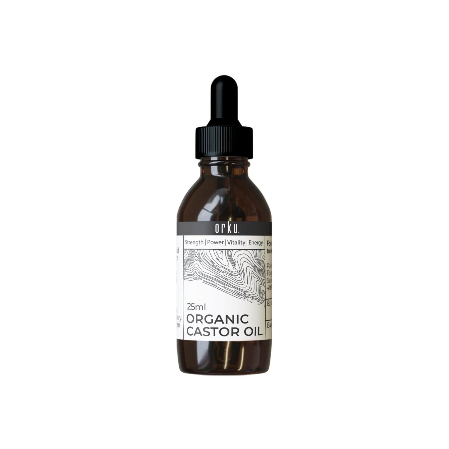 Orku Organic Castor Oil - Hexane Free Cold Pressed