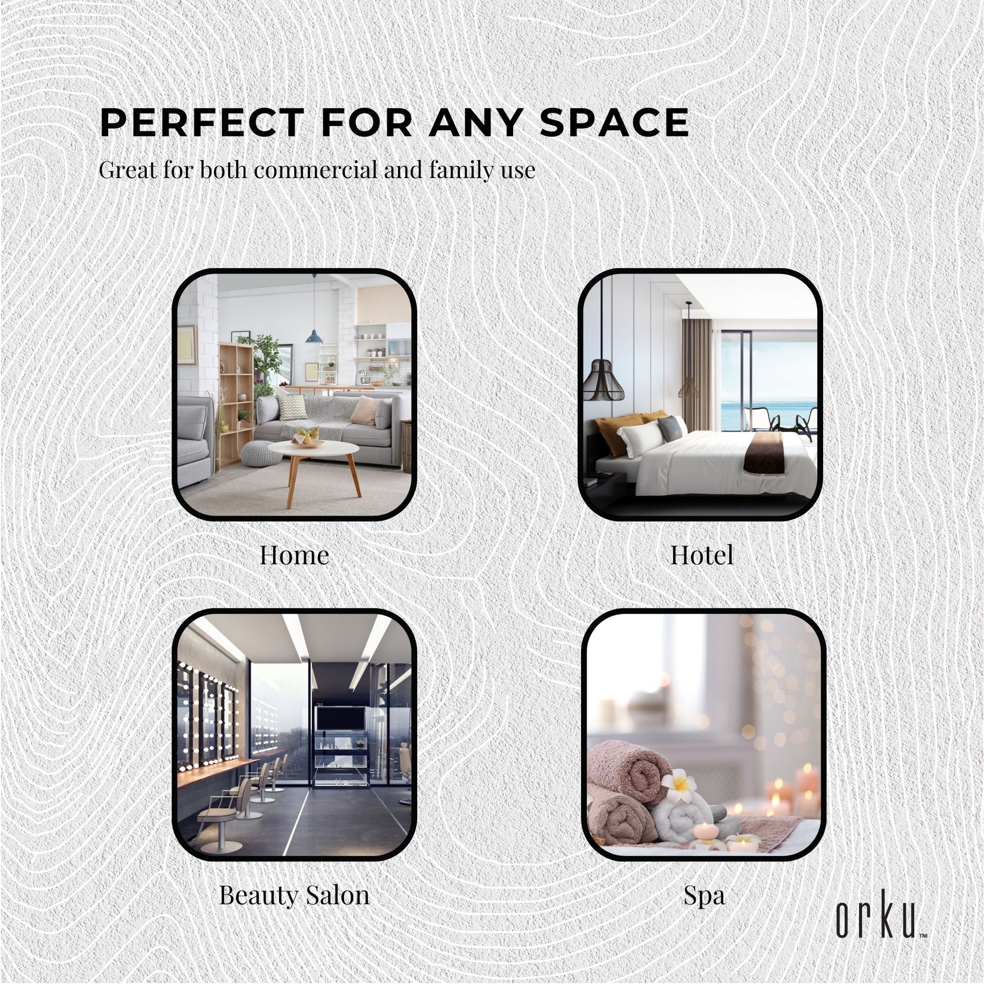 Orku 32L Black UV Electric Towel Warmer Steriliser Cabinet Salon Heat Sanitiser