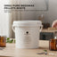 Orku 3Kg Pure Beeswax Pellets White BP Grade Refined Beads - Candle Cosmetic Tub