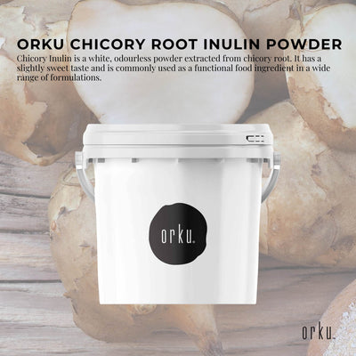 Orku 3.5Kg Chicory Root Inulin Powder Tub - Unflavoured Food Ingredient
