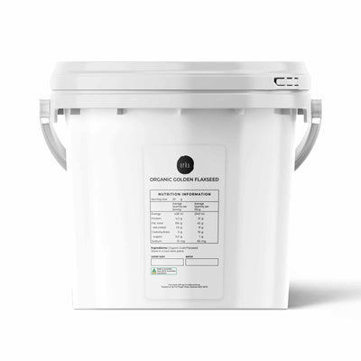 Orku 3.5Kg Organic Golden Linseed Flaxseed Whole Grain Non GMO - Tub