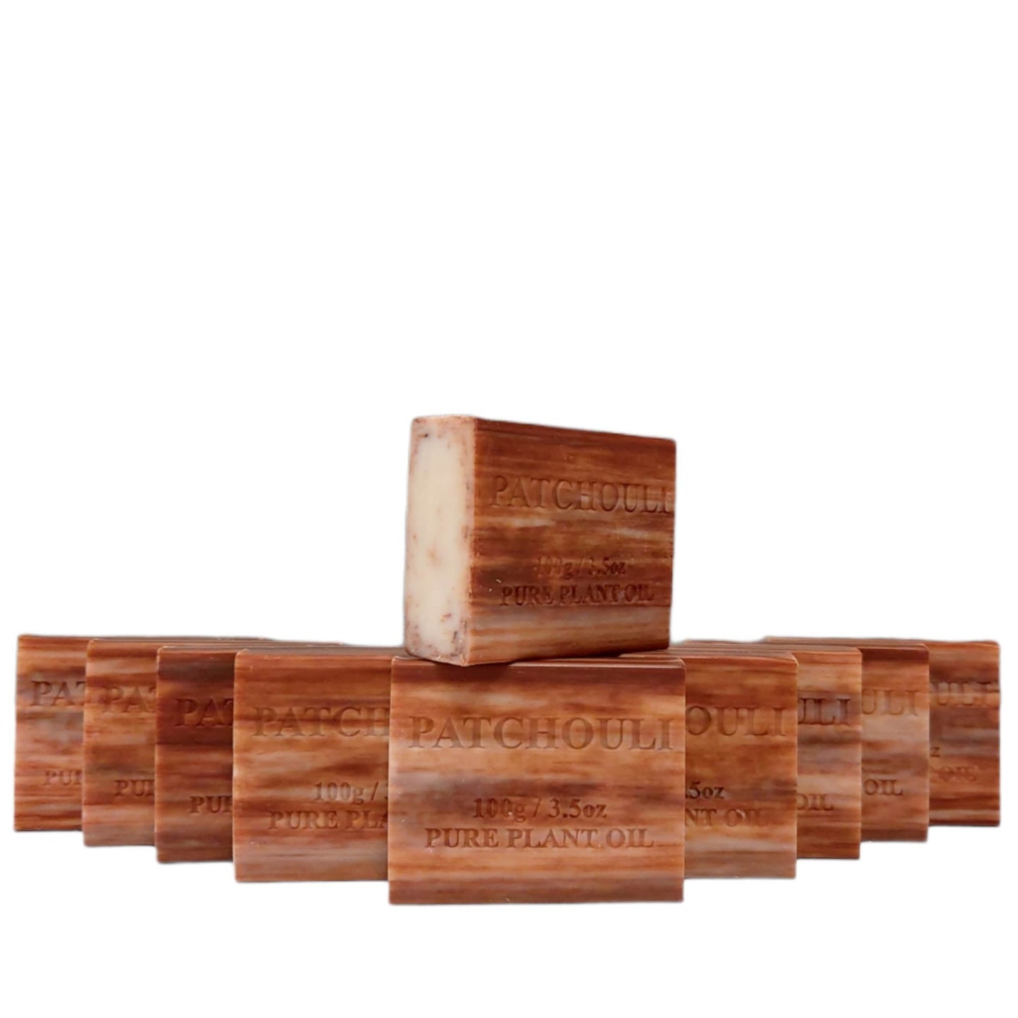 Orku 4 x 100g Patchouli Plant Oil Soap Bars Australian Made