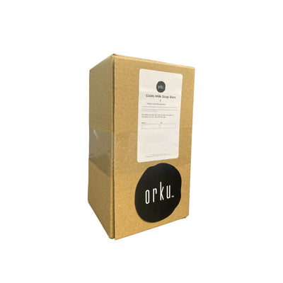 Orku 4 x 100g Unscented Goat Milk Soap Bars Australian Made