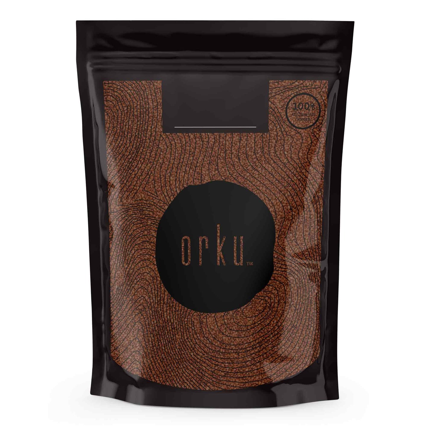 Orku 400g Organic Brown Linseed Flaxseed Whole Grain Non GMO
