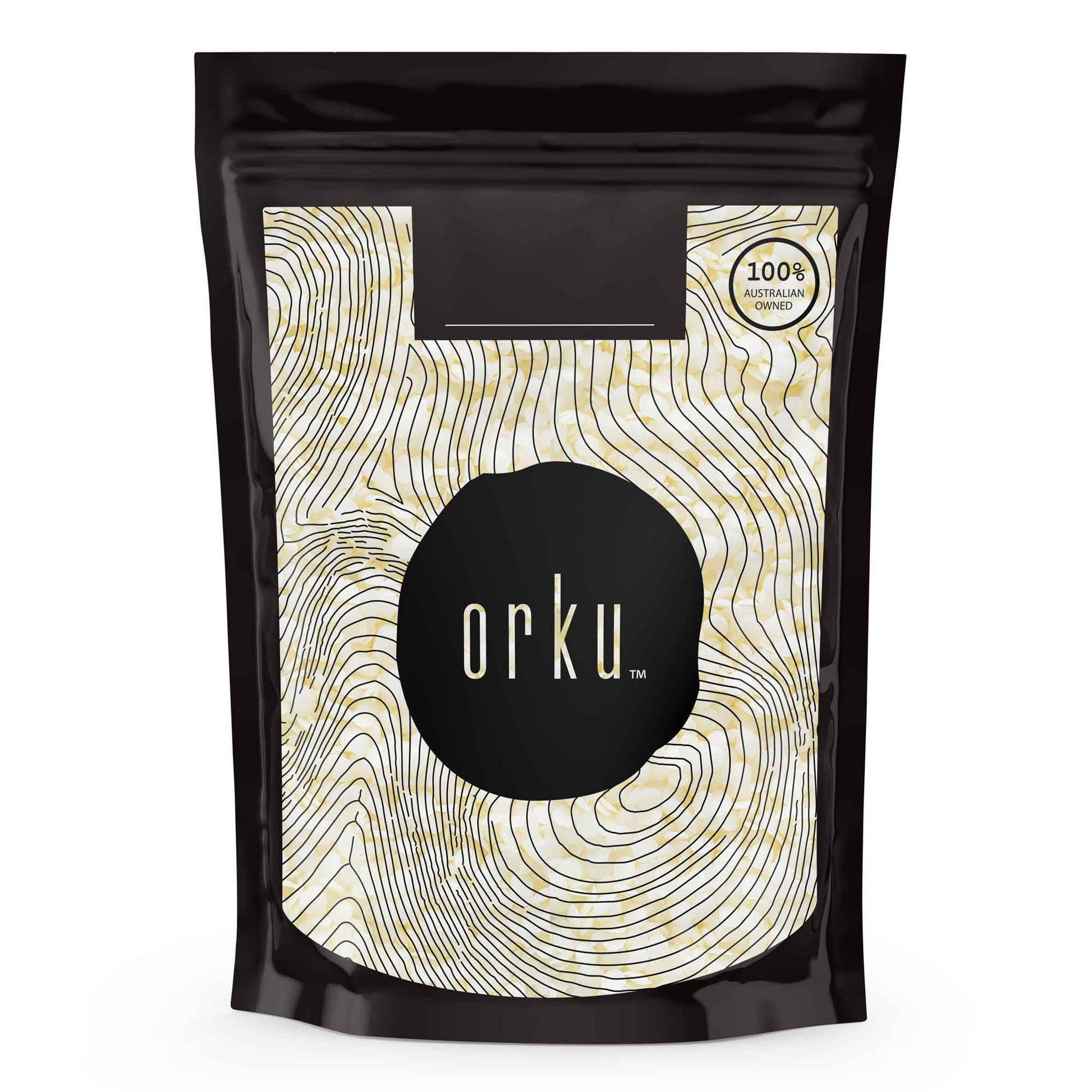 Orku 400g Pure Beeswax Pellets White BP Grade Refined Bead - Candle Cosmetic DIY