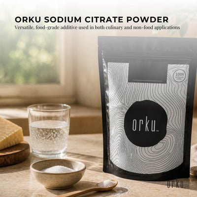 Orku 400g Sodium Citrate Powder Food Grade Trisodium Citrate Dihydrate E331