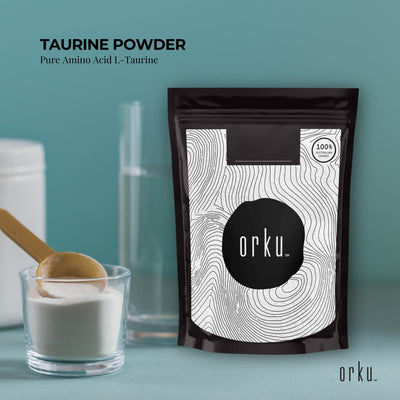 Orku 400g Taurine Powder - High Purity L-Taurine Amino Acid Ingredient