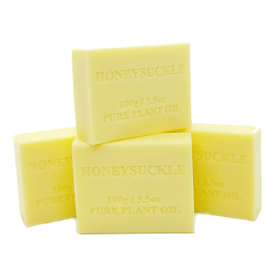 Orku 4x 100g Plant Oil Soap Honeysuckle Jasmine Bar Australian