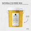 Orku 500g Organic Beeswax Pellets Yellow Tub - Cosmetic Grade Bees Wax Pastilles