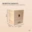 Orku 59 Essential Oil Bottle Storage Box - Wooden 3 Tier Aromatherapy Organiser