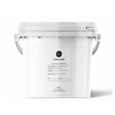 Orku 5Kg Citric Acid Powder Tub - Food Grade Non GMO Preservative E330
