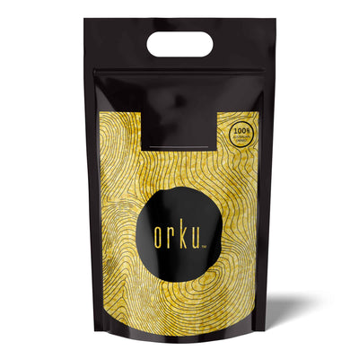Orku 5Kg Organic Beeswax Pellets Yellow - Cosmetic Grade Pure Bees Wax Pastilles