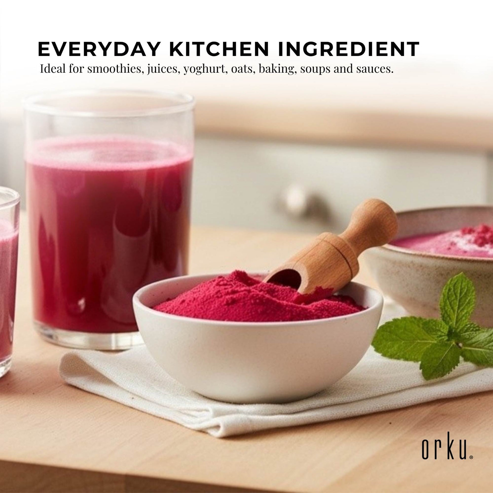 Orku 10Kg Organic Beetroot Powder ACO Certified 100% Pure Beet Root