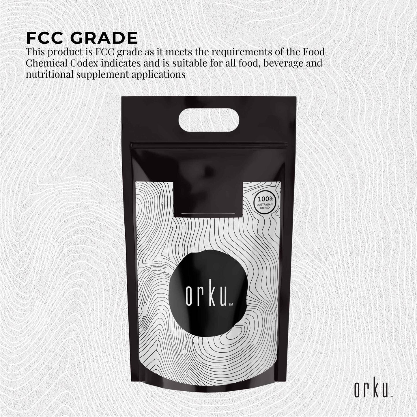 Orku 5Kg Potassium Bicarbonate Powder - Food Grade Pure FCC Brewing Baking