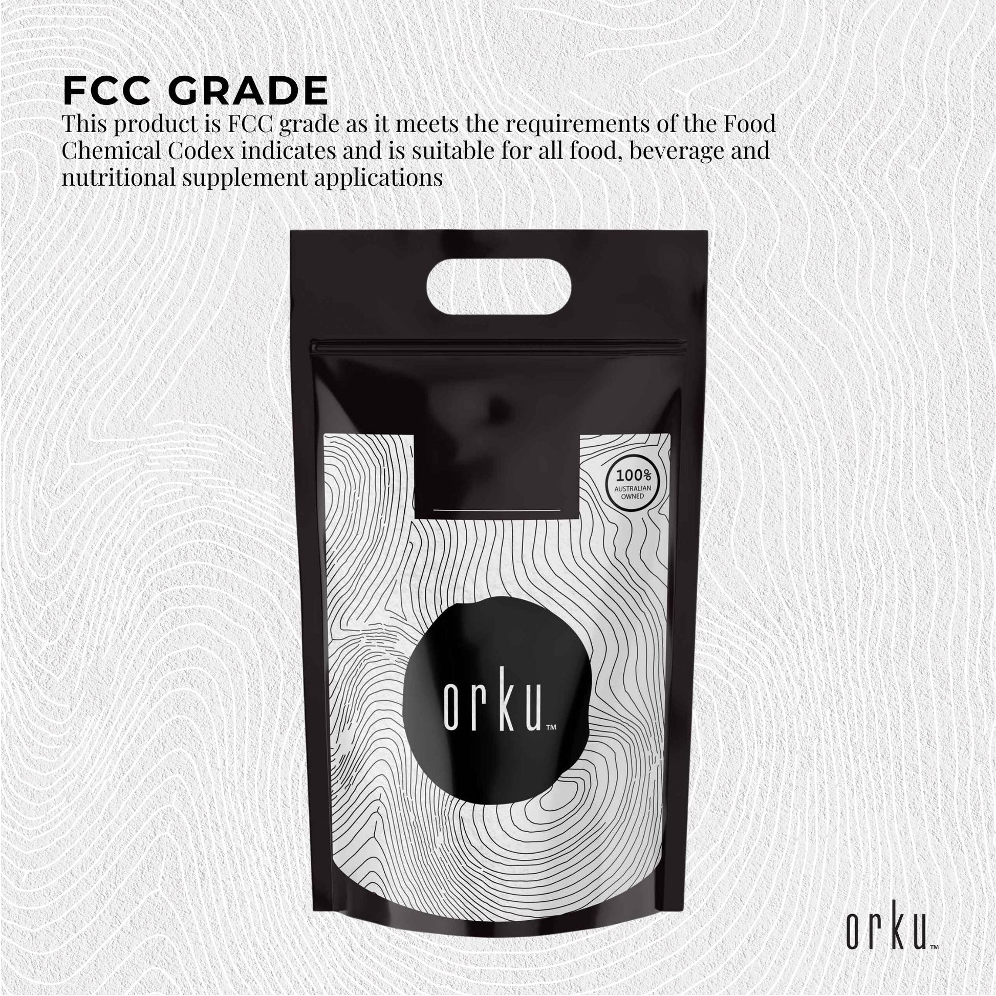 Orku 5Kg Potassium Bicarbonate Powder - Food Grade Pure FCC Brewing Baking