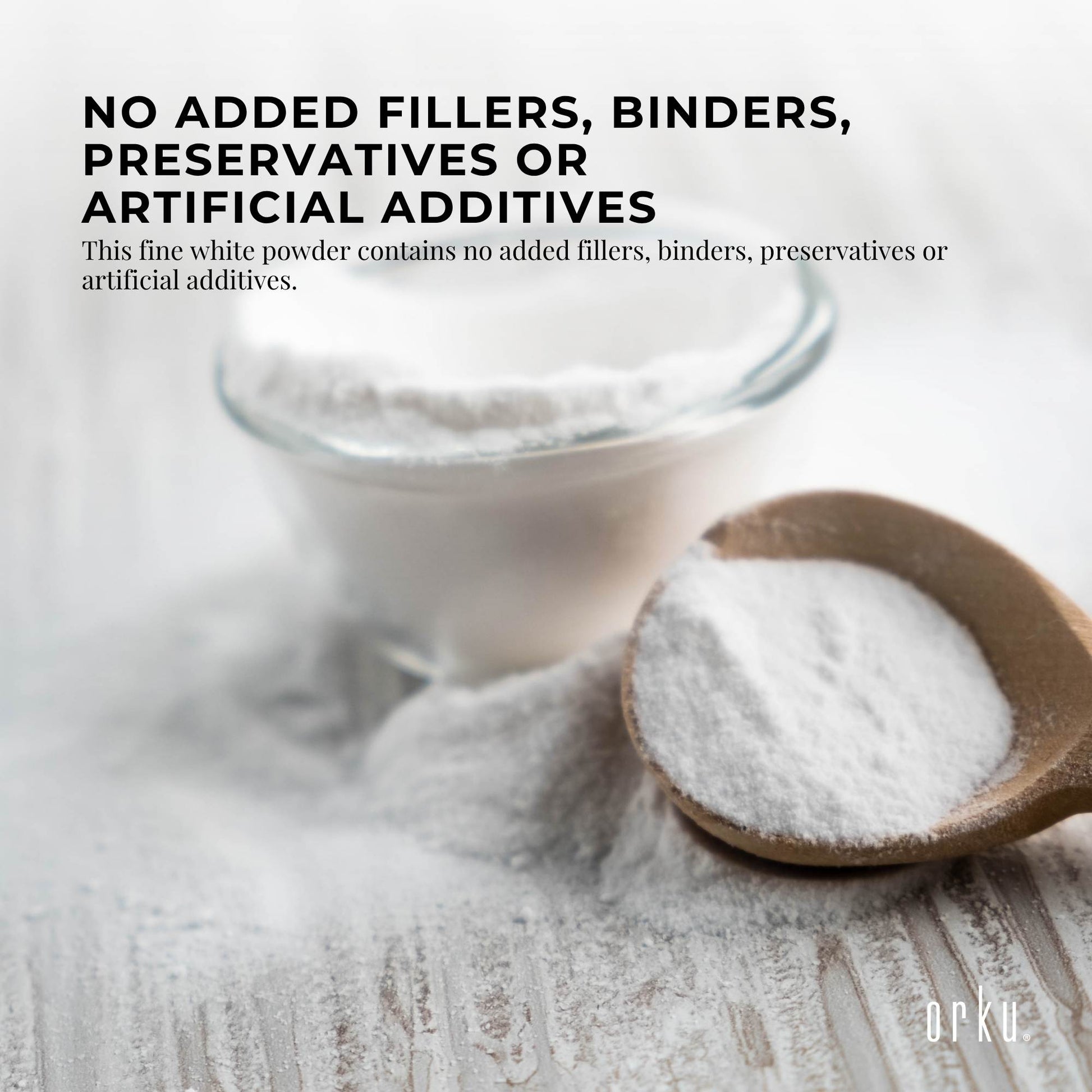 Orku 5Kg Potassium Bicarbonate Powder Tub - Food Grade FCC Brewing Baking