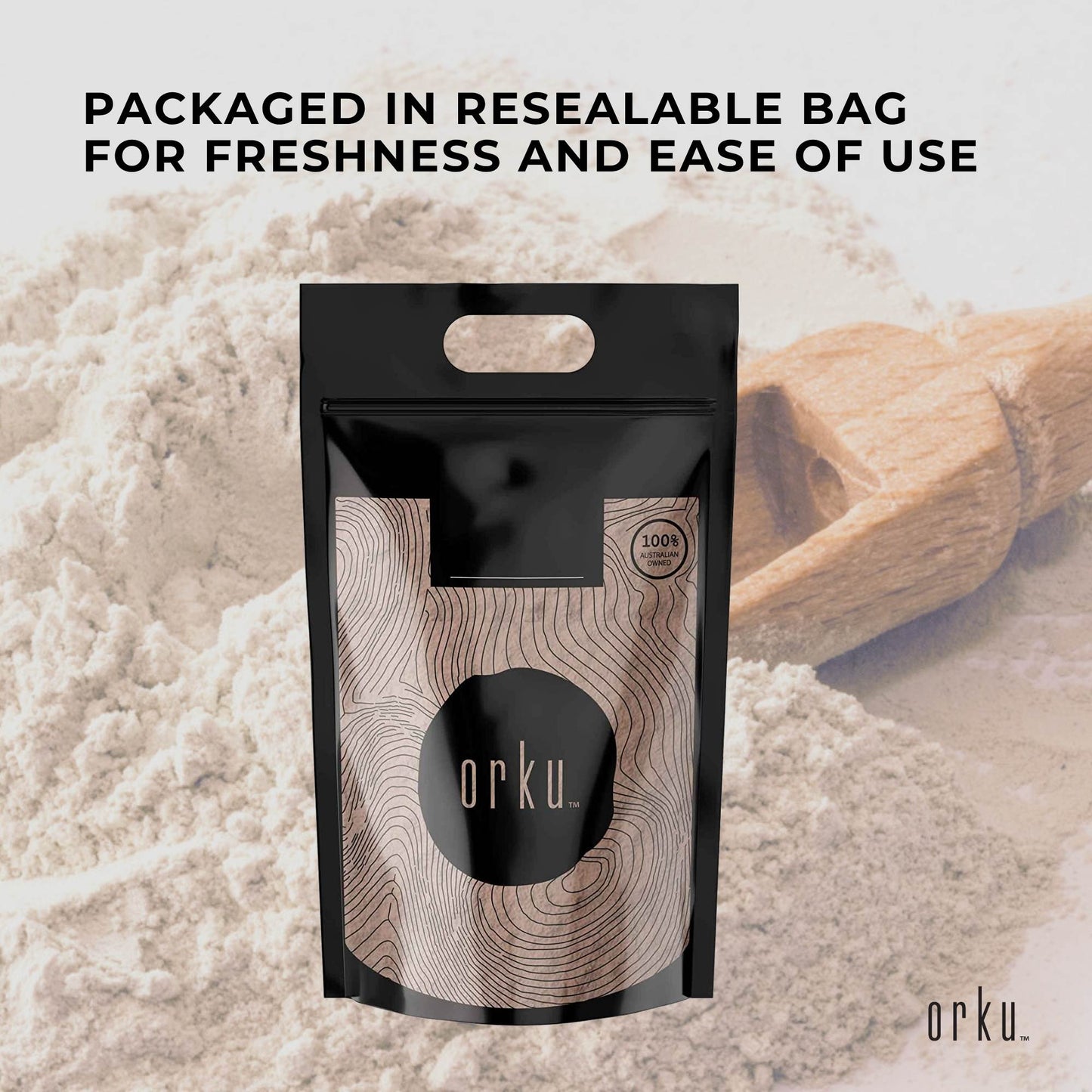 Orku 5Kg Ultrafine Micronised Zeolite Powder - Natural Clinoptilolite Mineral