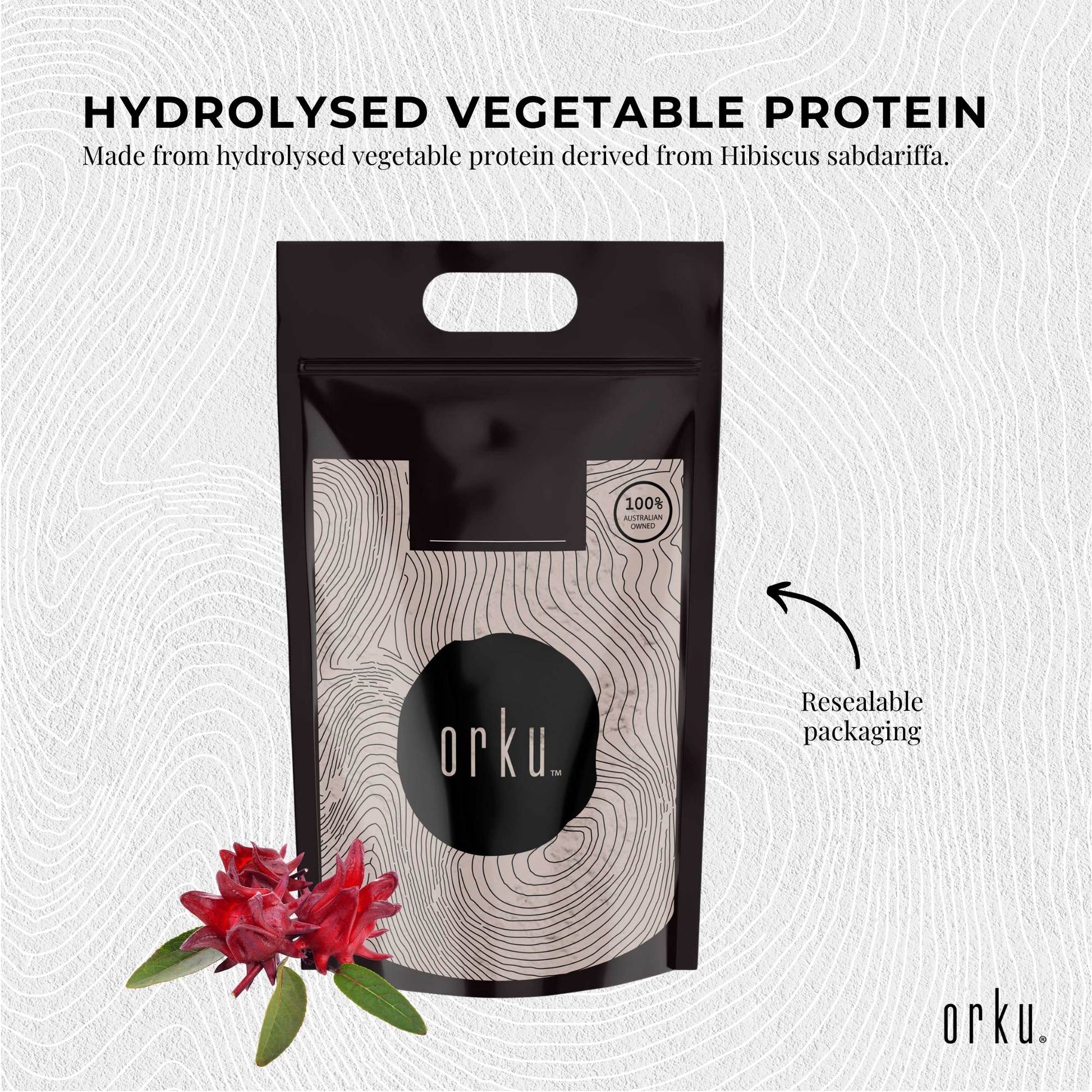 Orku 10Kg Vegan Collagen Plant Based Alternative Powder Hydrolysed Protein