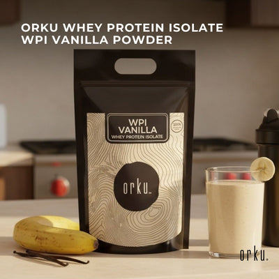 Orku Whey Protein Isolate WPI Vanilla Powder