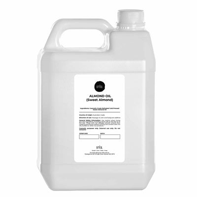 Orku 5L Sweet Almond Oil 100% Pure Refined Cosmetic Carrier Skin Hair