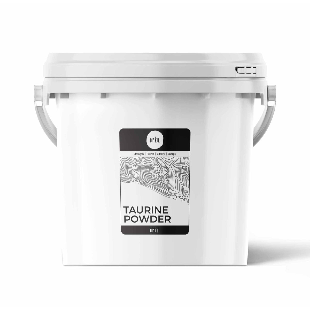 Orku 5kg Taurine Powder Tub - High Purity L-Taurine Amino Acid Ingredient