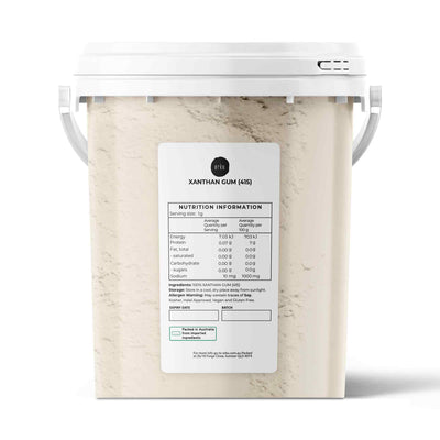 Orku Xanthan Gum Thickener Fine Powder 200 Mesh FCC E415 Food Grade Tub