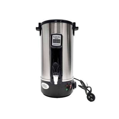Orku 8L Candle Wax Heater - Core Heating With Tap For Candle Making Silver