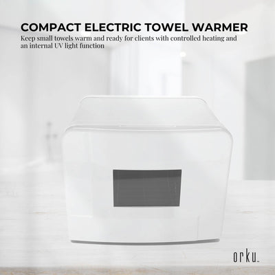 Orku 8L Electric Towel Warmer UV Cabinet Salon Spa White