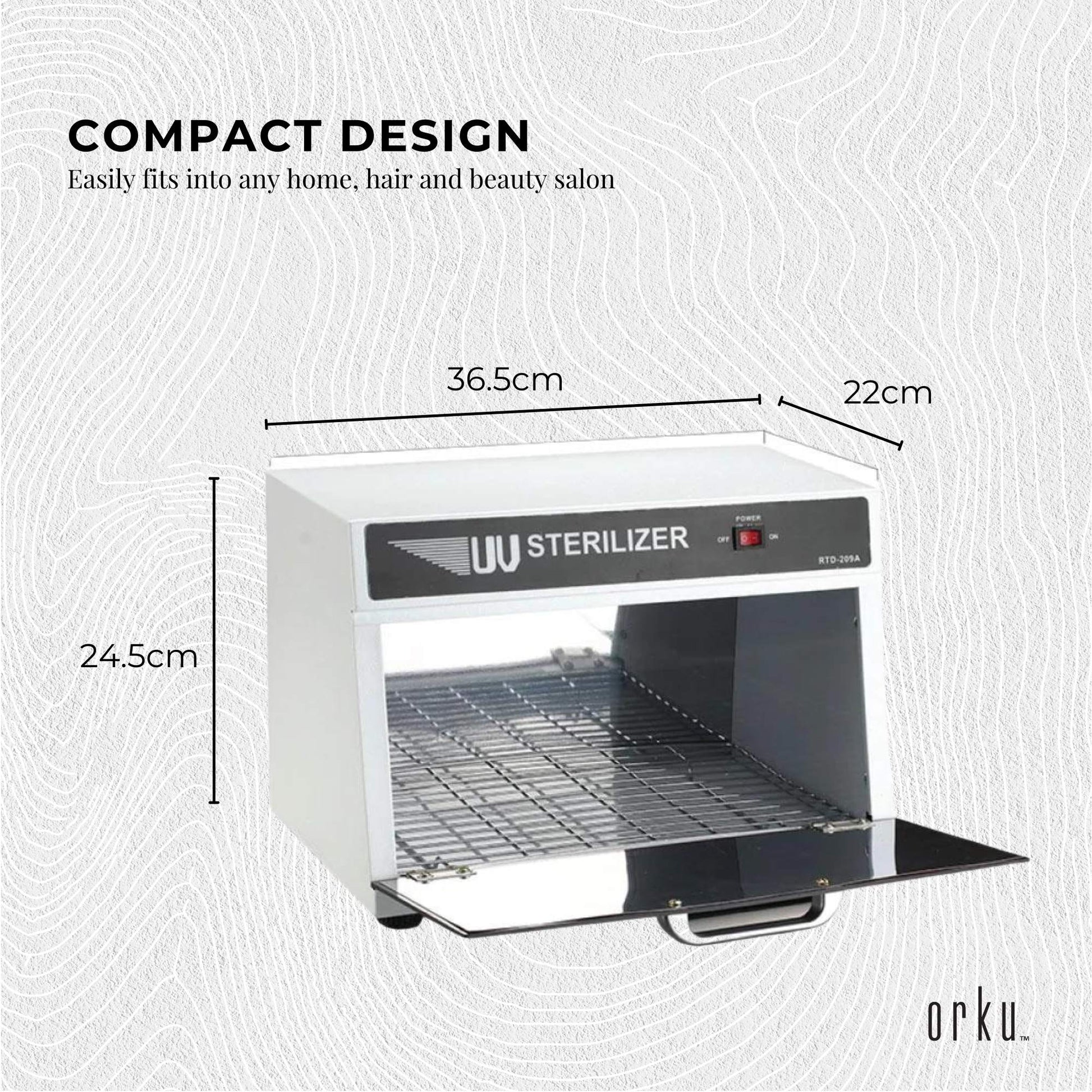 Orku 8L UV Tool Cabinet Beauty Equipment Salon Nail Tool Storage