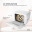 Orku 8L White Electric Towel Warmer UV Steriliser Cabinet Salon Heat Sanitiser