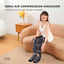Orku Air Compression Leg Knee Foot Massager with Heat - Relaxation and Recovery