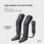 Orku Air Compression Leg Knee Foot Massager with Heat - Relaxation and Recovery