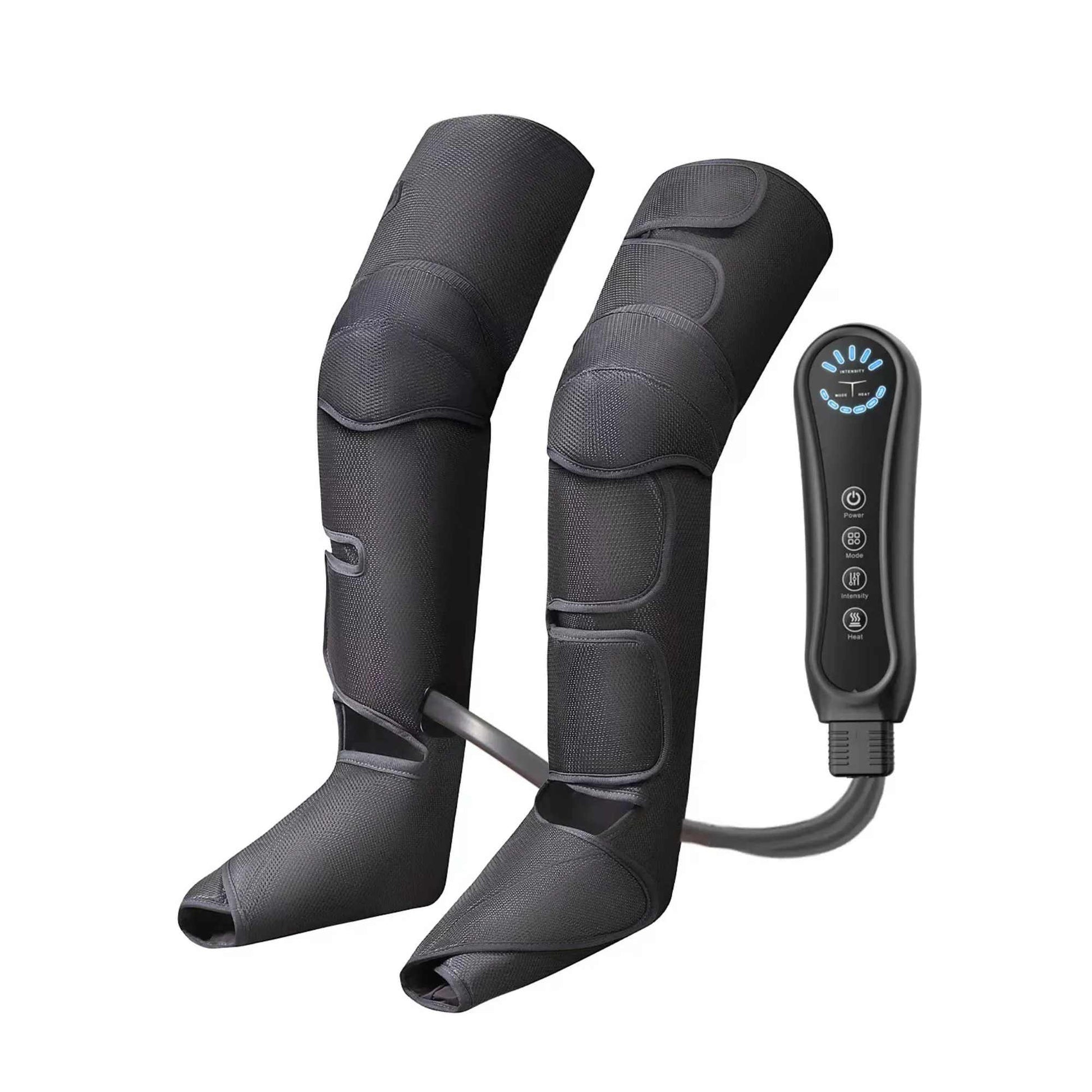 Orku Air Compression Leg Knee Foot Massager with Heat – Relaxation and Recovery