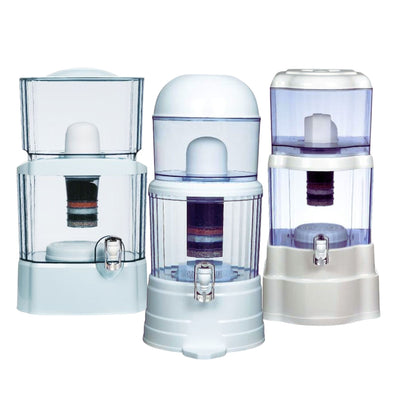 Orku Benchtop Water Filters - 8 Stage Mineral Gravity Filtration System