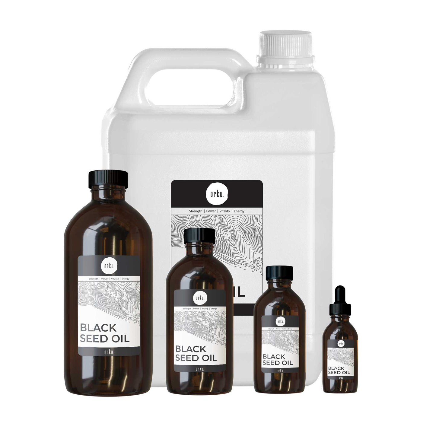 Orku Black Seed Oil Pure Cold Pressed 100% Ethiopian Nigella Sativa Cumin