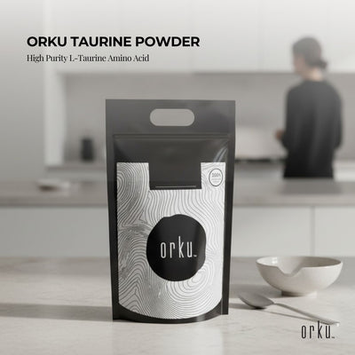 Orku Bulk 10Kg Taurine Powder High Purity L-Taurine Amino Acid Ingredient