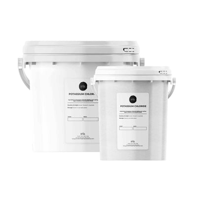 Orku Bulk Potassium Chloride Powder (KCl) Tub - Food Grade E508 Salt Substitute