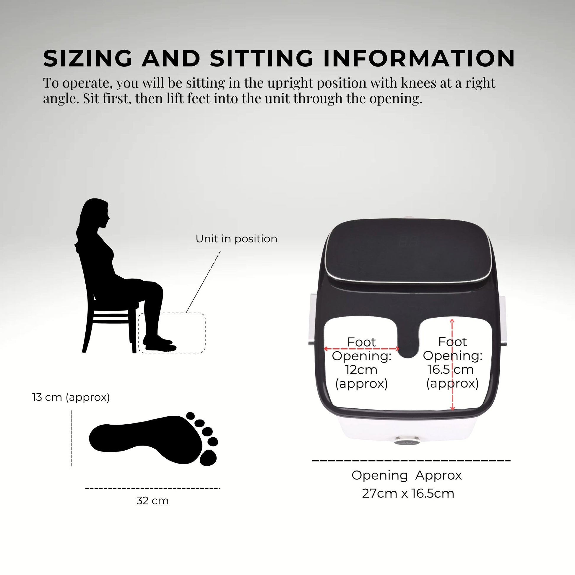 Orku Foot Spa Automatic Water Heating Massager - Electric Pedicure Bath