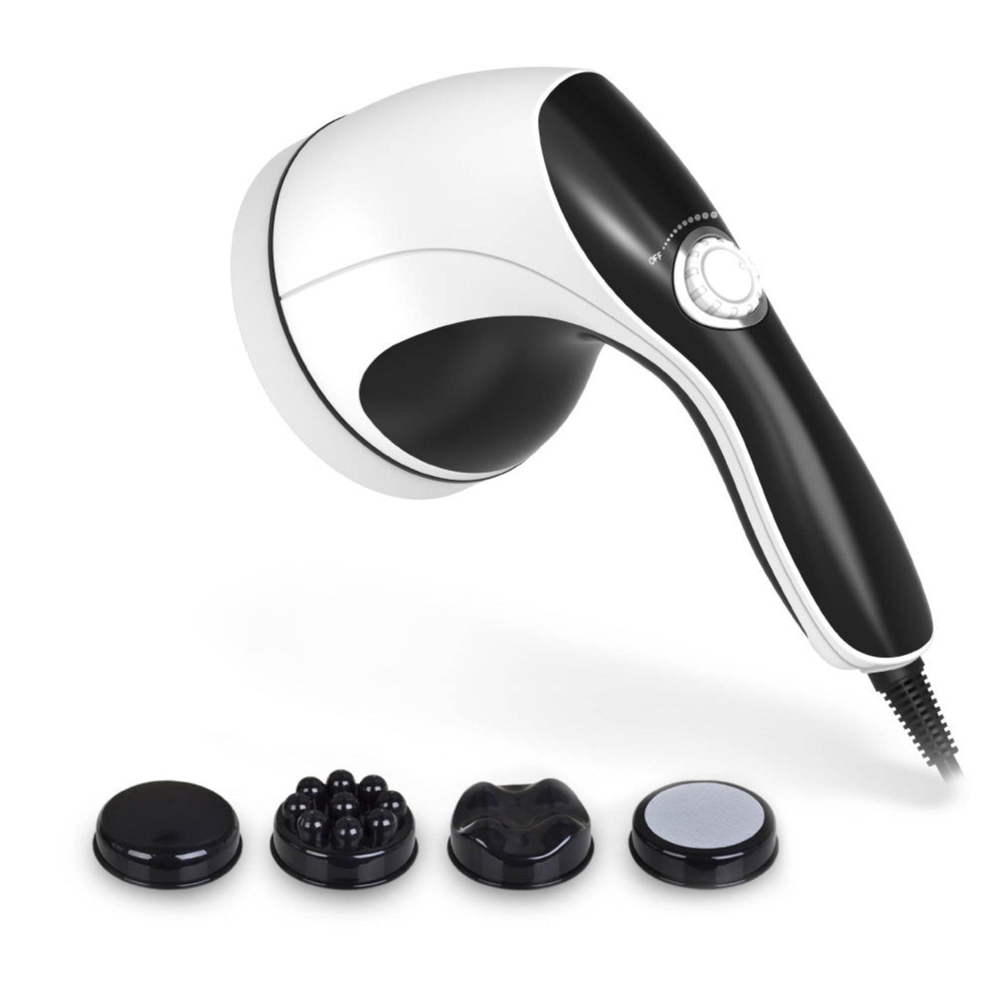 Orku Full Body Vibration Handheld Massager - 4 Heads Neck Shoulders Back Legs
