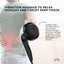 Orku Handheld Body Massager 4 Heads Adjustable Speed 28W Black