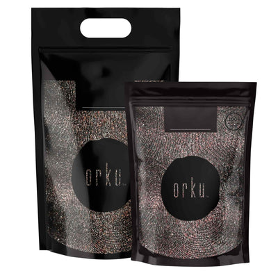 Orku Himalayan Black Salt Kala Namak Bulk Bags - Vegan Seasoning