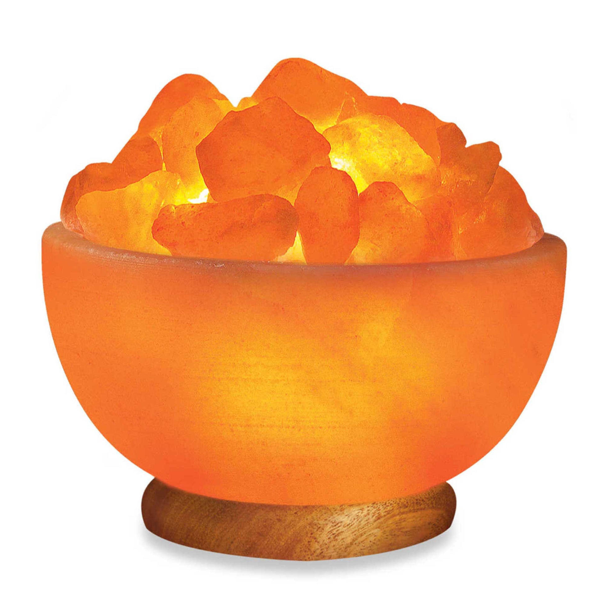 Orku Himalayan Pink Salt Lamps in Various Carved Rock Shapes 12V 12W Switch