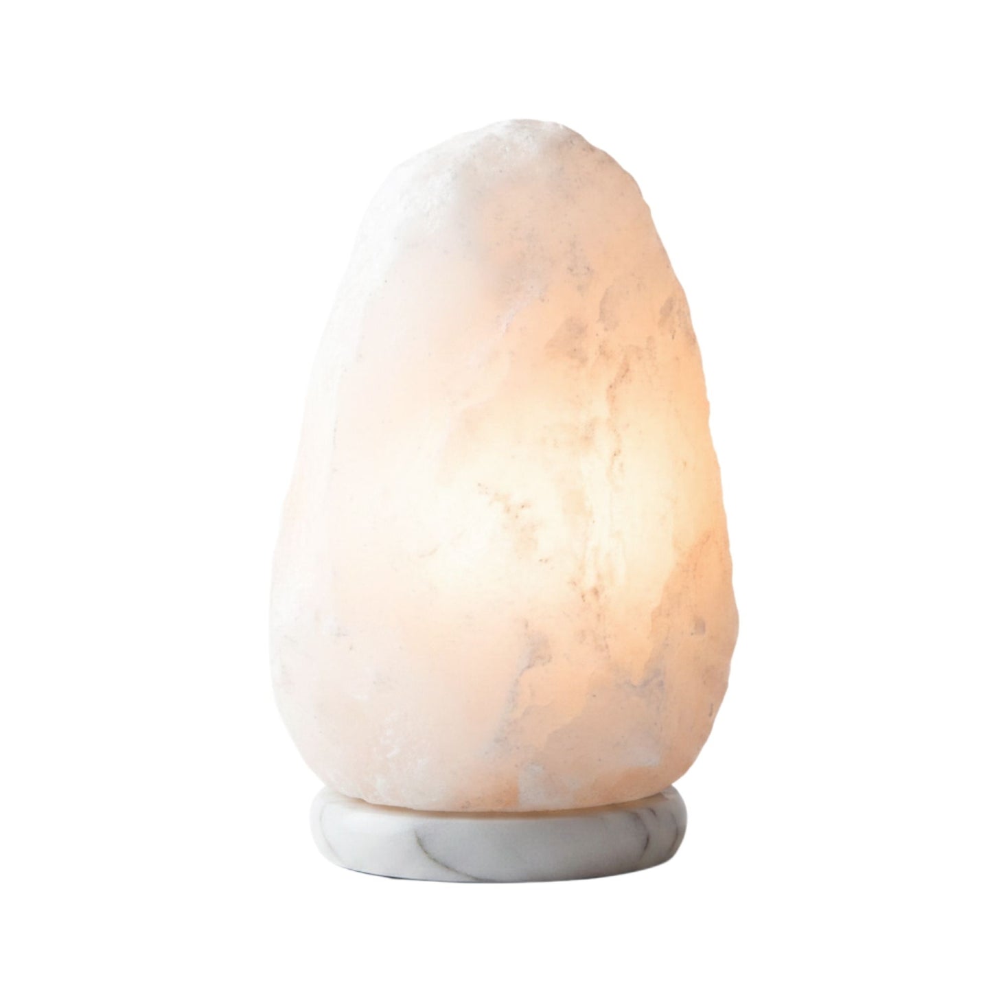 Orku Himalayan White Salt Lamps - Natural Rock Shape Night Light All Sizes