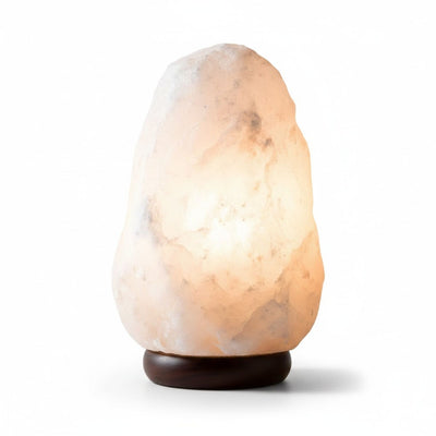 Orku Himalayan White Salt Lamps - Natural Rock Shape Night Light All Sizes