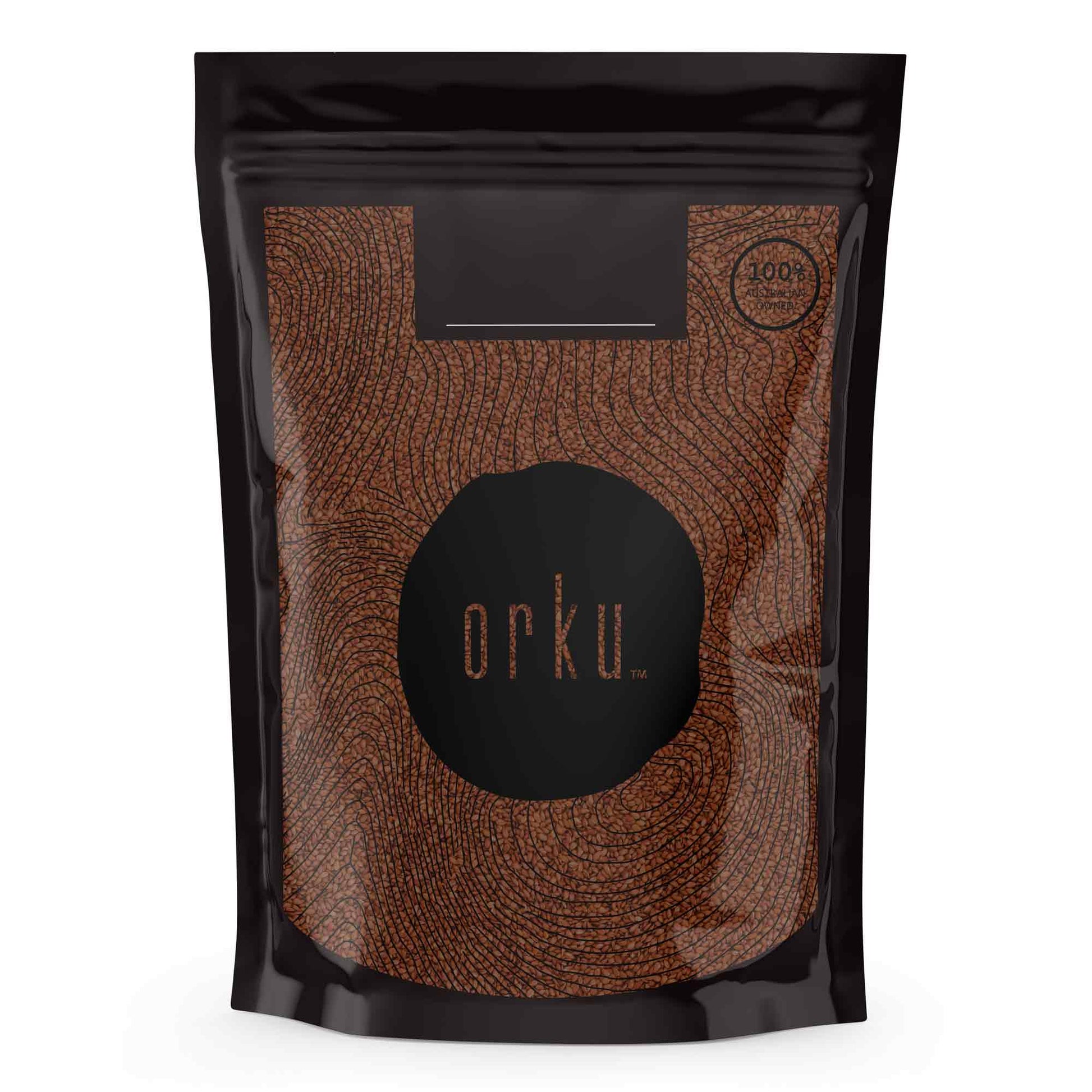 Orku Organic Brown Linseed Flaxseed Whole Grain Non GMO
