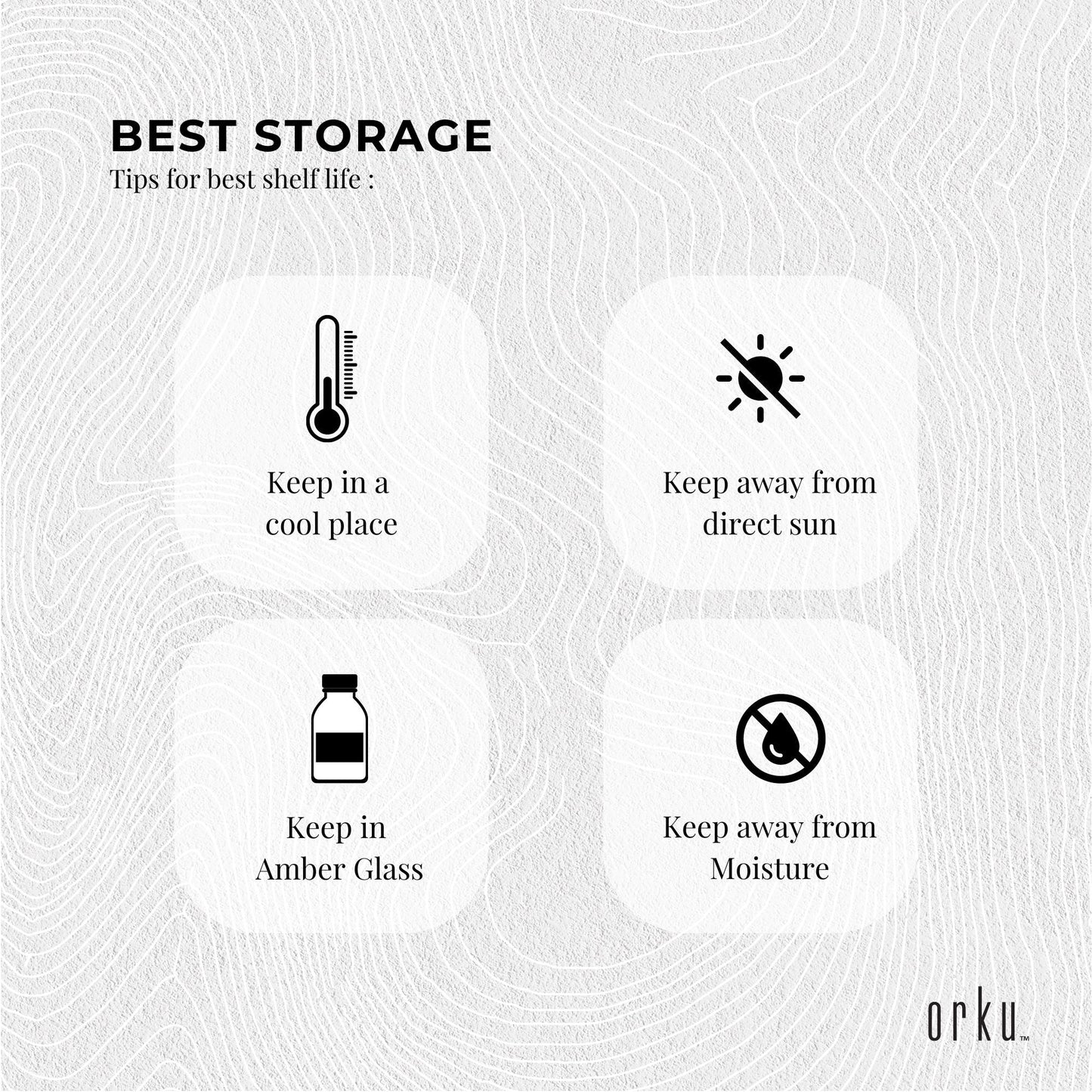 Orku Organic Castor Oil - Hexane Free Cold Pressed