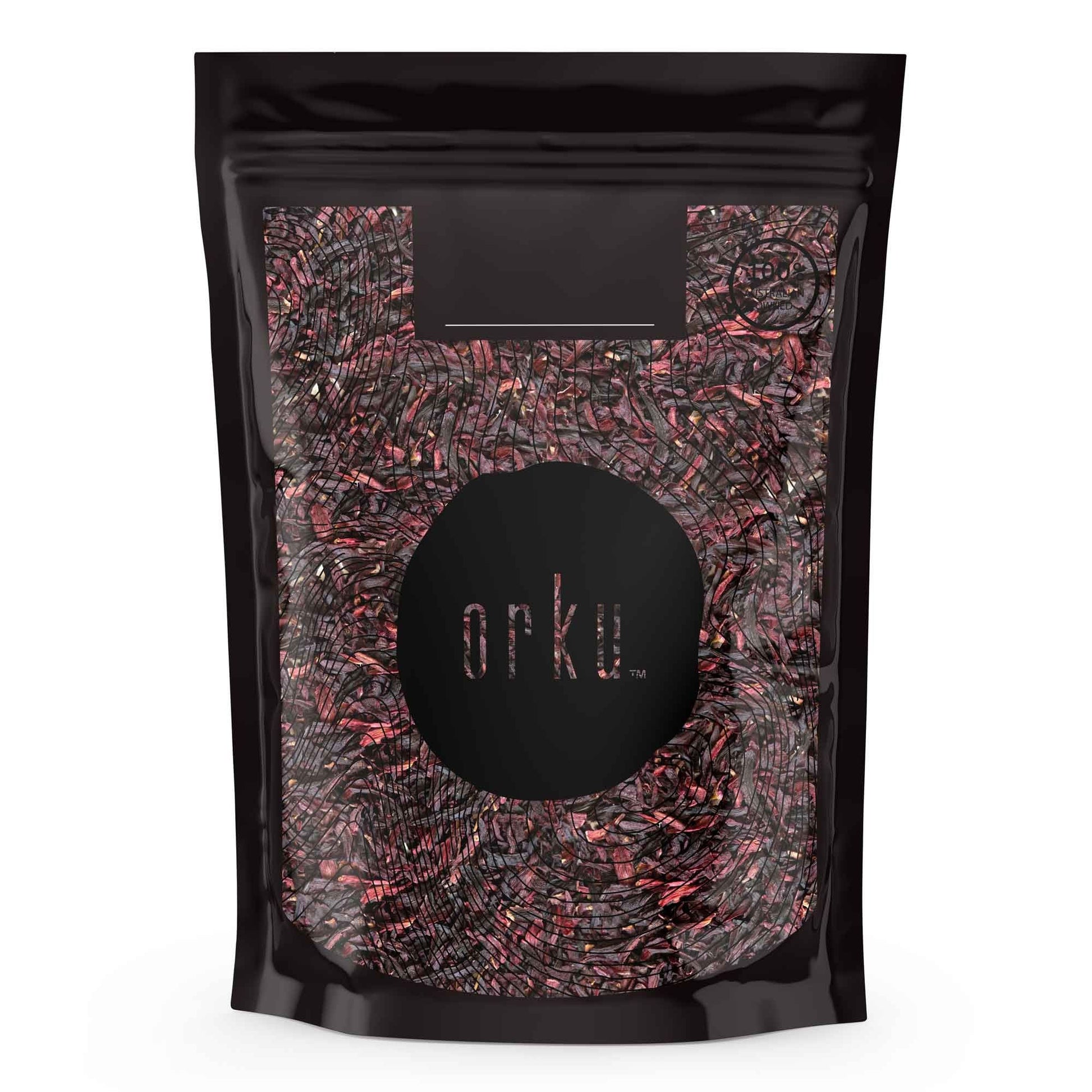 Orku Organic Hibiscus Rosella Flower Crushed Dried Herbal Tea