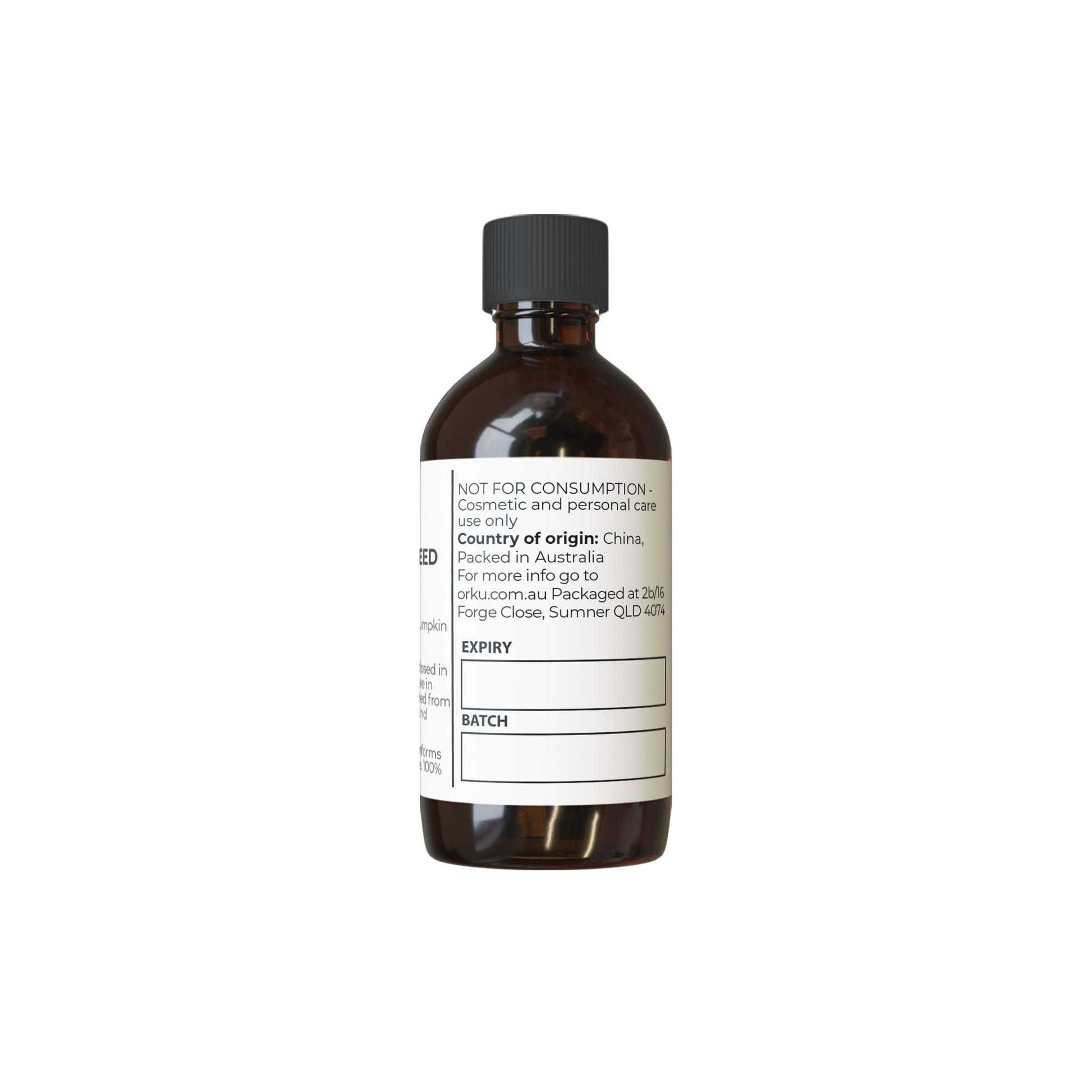 Orku Organic Pumpkin Seed Oil – Virgin Cold Pressed Unrefined Cosmetic Grade