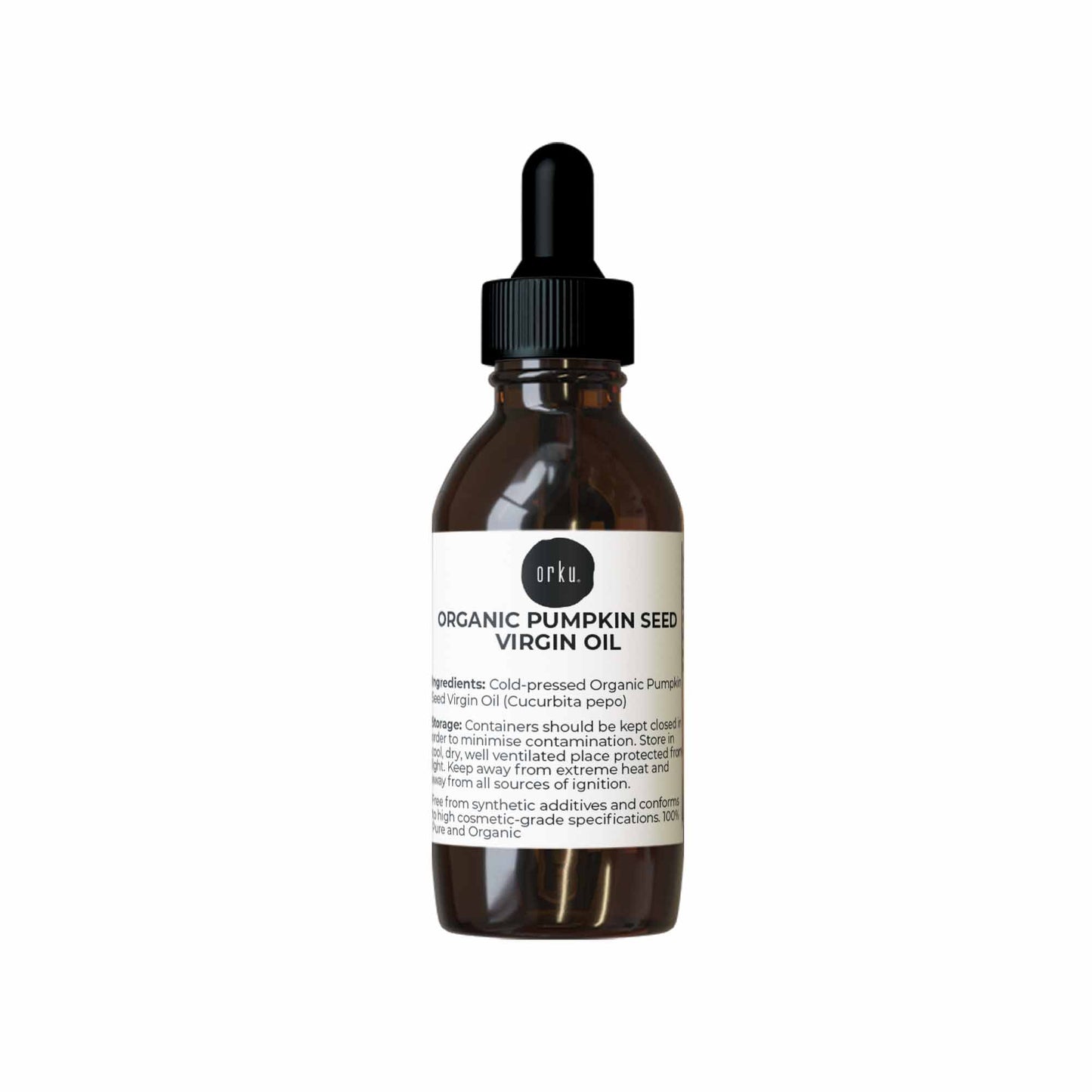 Orku Organic Pumpkin Seed Oil – Virgin Cold Pressed Unrefined Cosmetic Grade