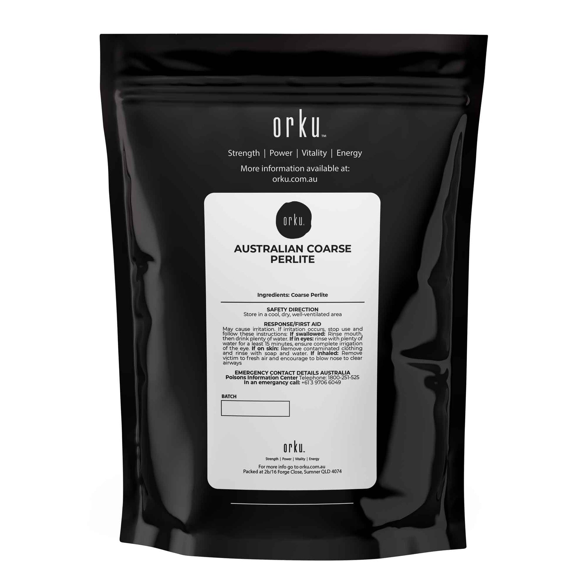 Orku Perlite Coarse Premium Soil Expanded Medium Plants Hydroponics Bulk